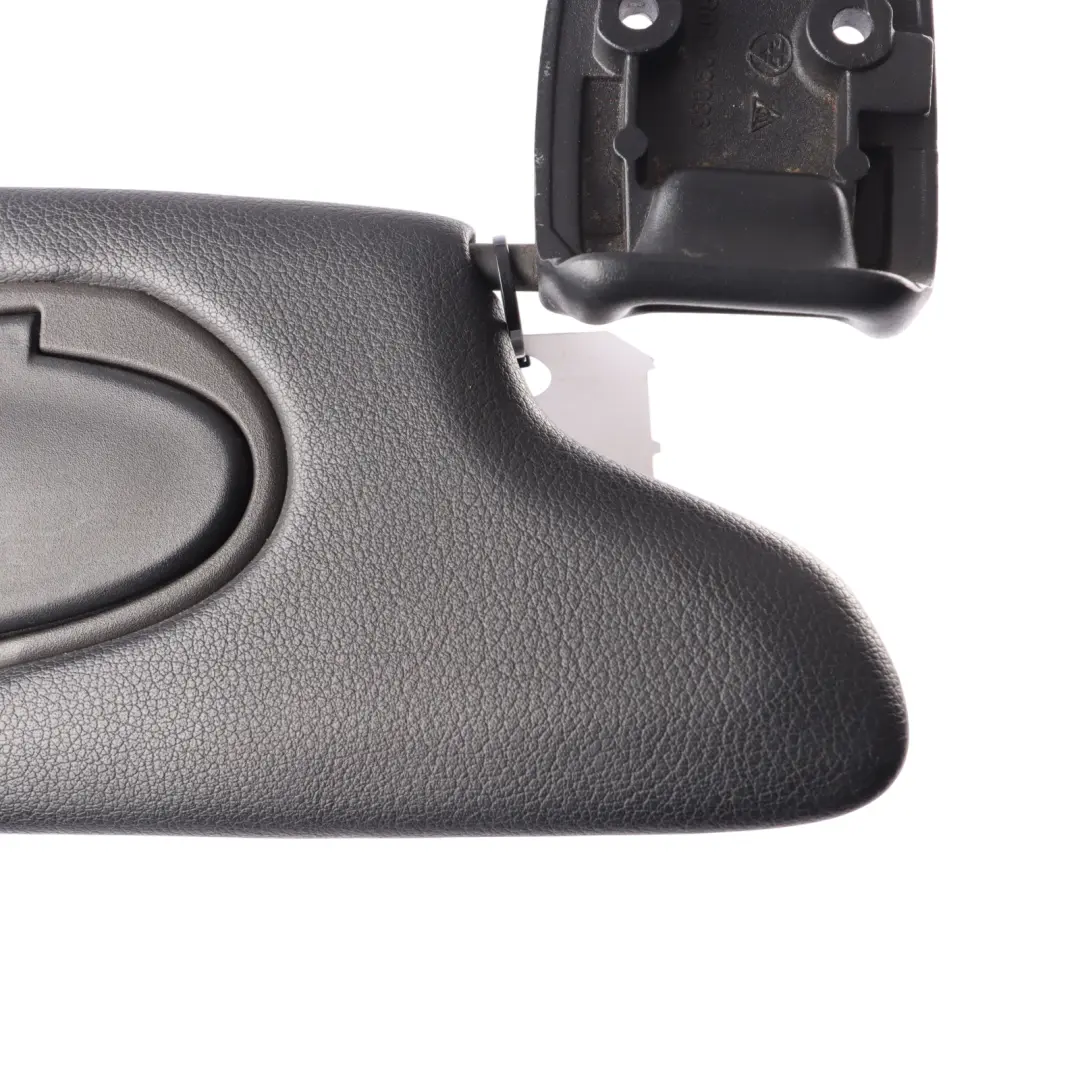 Sun Visor Trim Panel Front Right O/S Black to Porsche Boxster 986 with Part number 98656160800 Porsche Boxster 986 Sun Visor Trim Panel Front Right O/S Black - SKU 98656160800 - Part number 98656160800