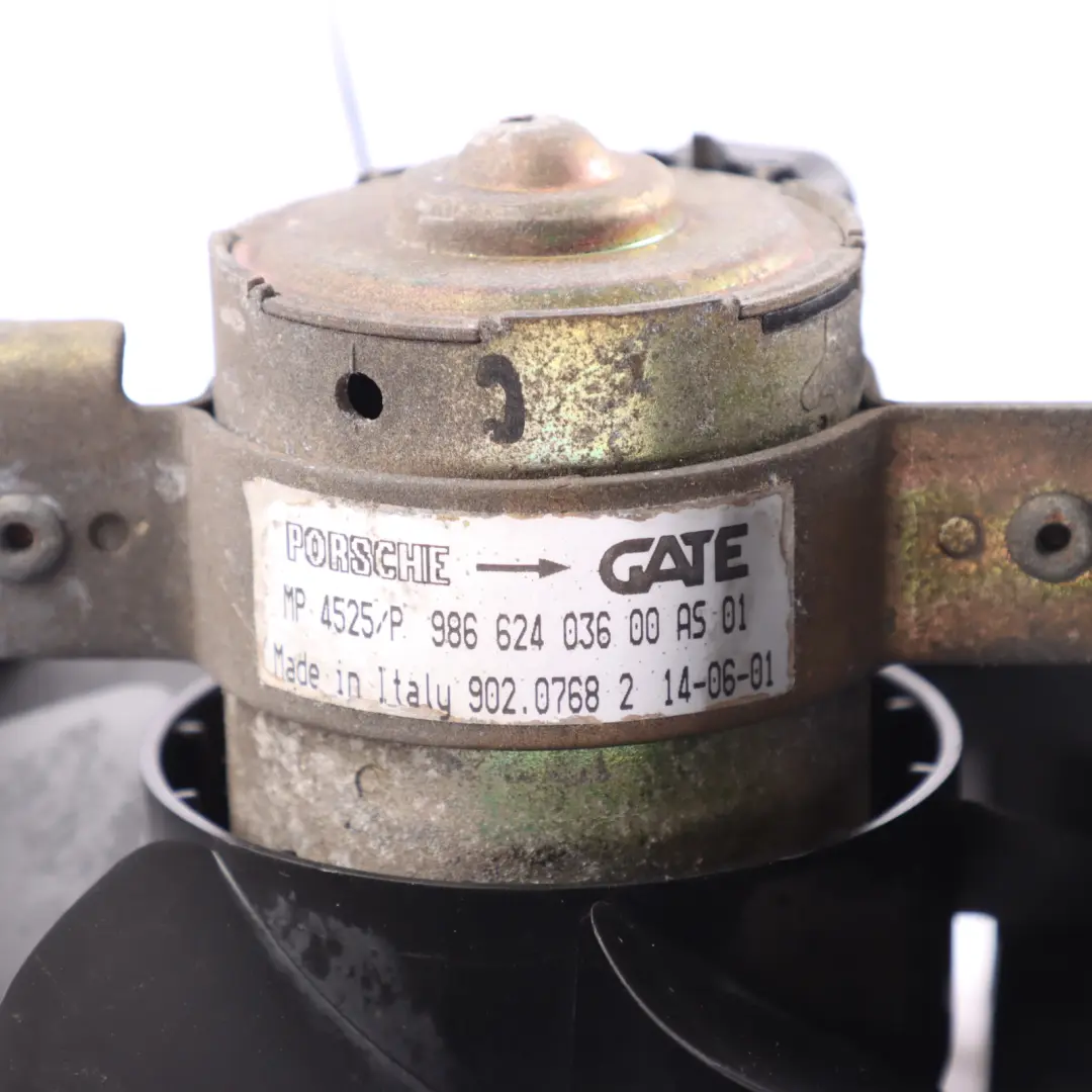 Compartment Fan Cooling Blower Fan GATE to Porsche Boxster 986 Engine with Part number 98662403600 Porsche Boxster 986 Engine Compartment Fan Cooling Blower Fan GATE - SKU 98662403600 - Part number 98662403600