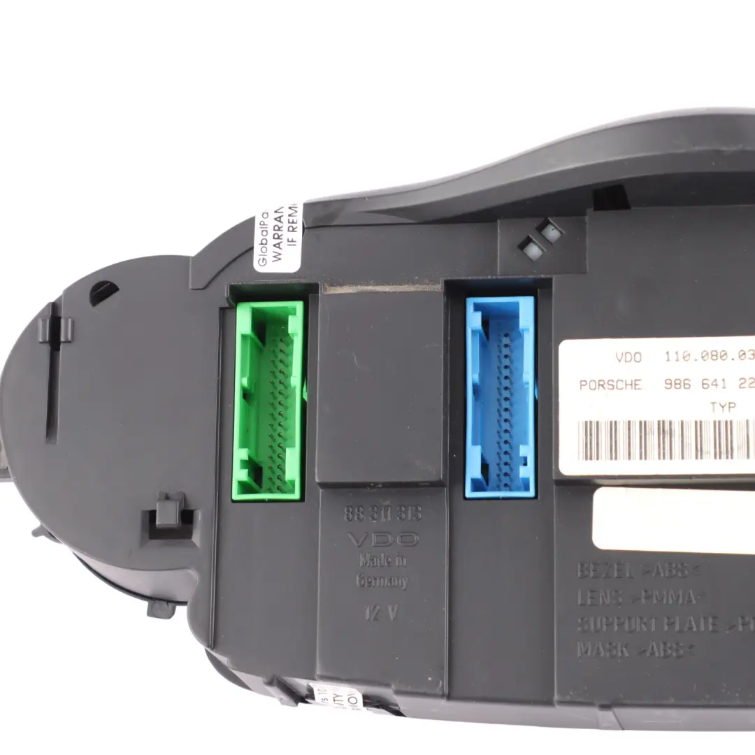Porsche Boxster 986 Instrument Cluster Speedometer Petrol Manual - SKU RHD-986641107AX - Part number 986641107AX