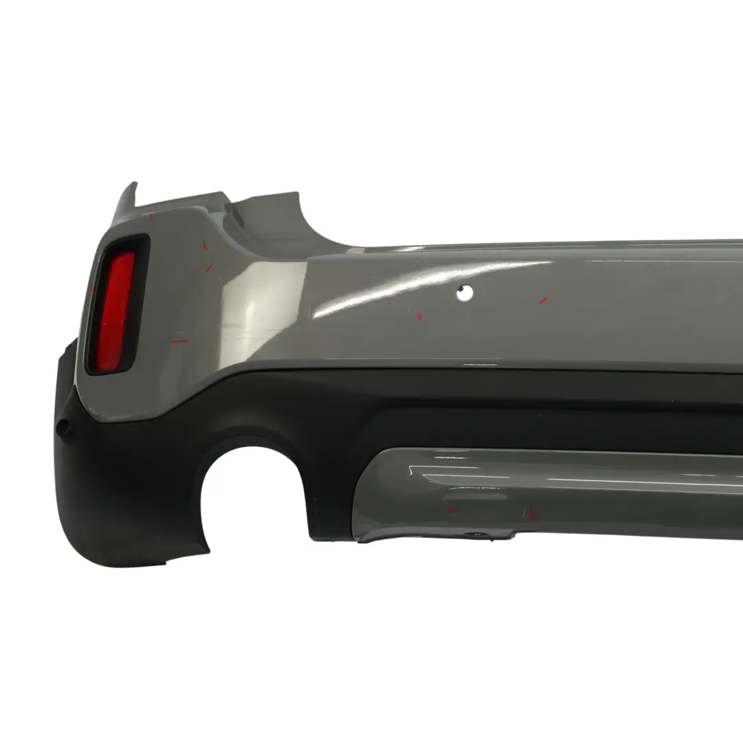Mini F60 LCI Countryman Bumper Rear Trim Panel JCW PDC Moonwalk Grey - B71 - SKU 9880360-MGM - Part number 9880360