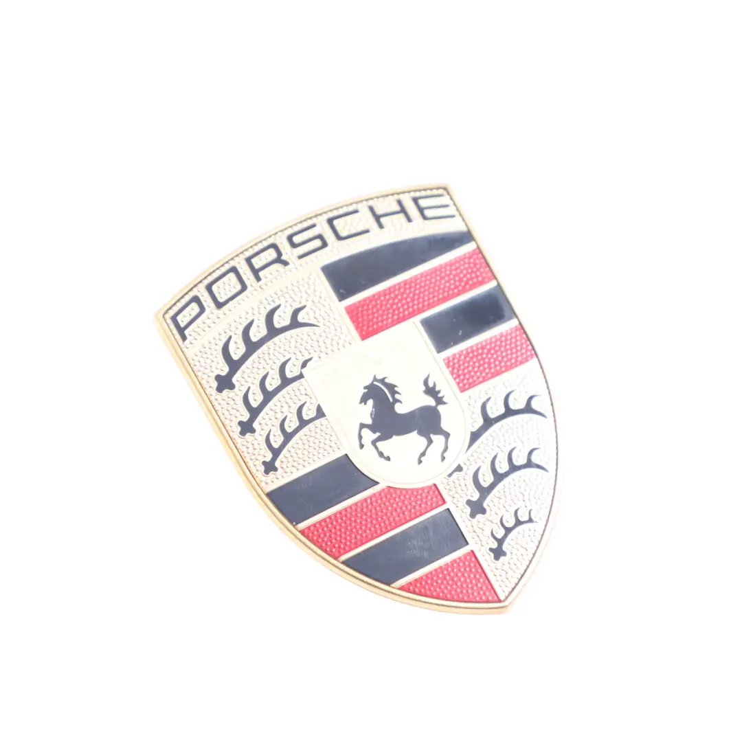 Front Bonnet Logo Emblem Badge Mark to Porsche Macan 95B with Part number 99155921502 Porsche Macan 95B Front Bonnet Logo Emblem Badge Mark - SKU 99155921502 - Part number 99155921502