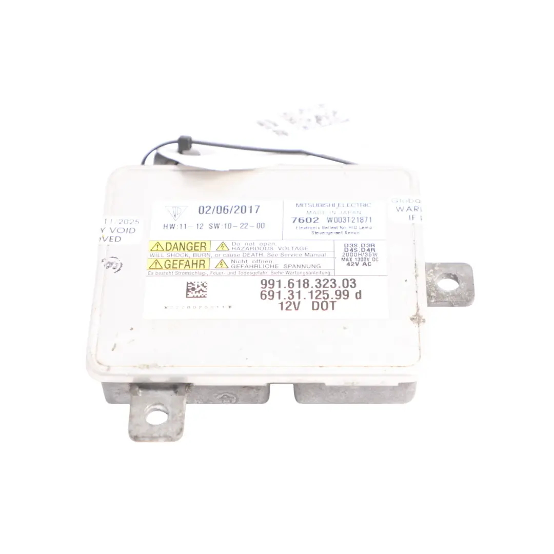 Front Xenon Headlight Ballast Control Module to Porsche Macan S 95B with Part number 99161832303 Porsche Macan S 95B Front Xenon Headlight Ballast Control Module - SKU 99161832303 - Part number 99161832303