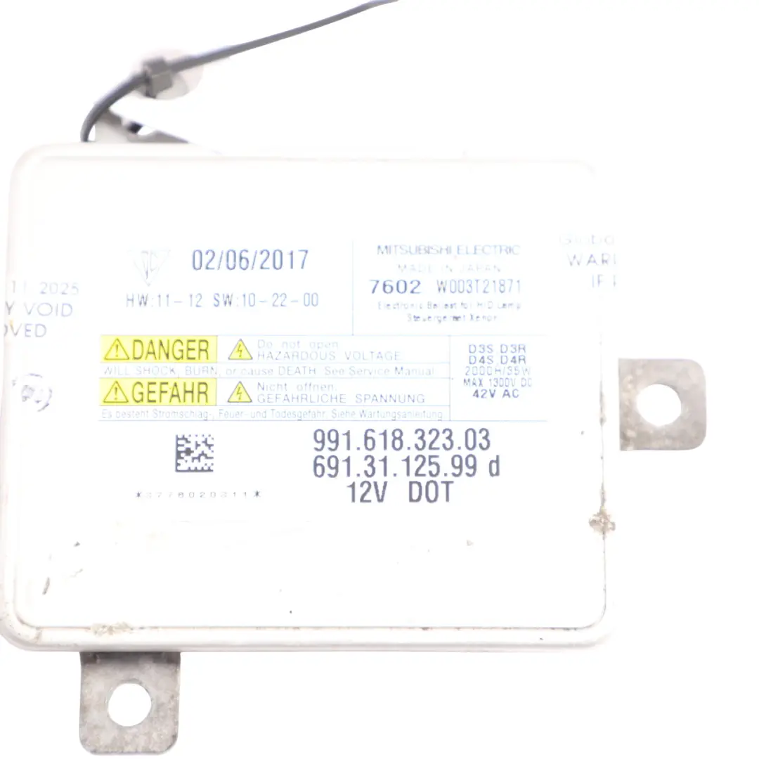 Porsche Macan S 95B Front Xenon Headlight Ballast Control Module - SKU 99161832303 - Part number 99161832303