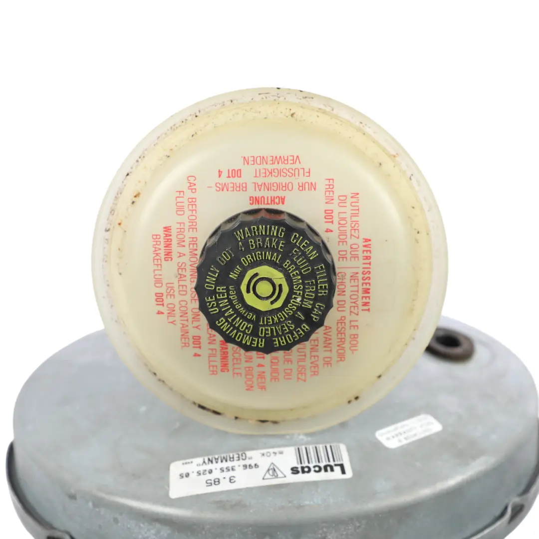 Brake Servo Master Cylinder 2.7 Petrol 99635502505 to Porsche Boxster 986 with Part number 99635502506 Porsche Boxster 986 Brake Servo Master Cylinder 2.7 Petrol 99635502505 - SKU 99635502506-1 - Part number 99635502506