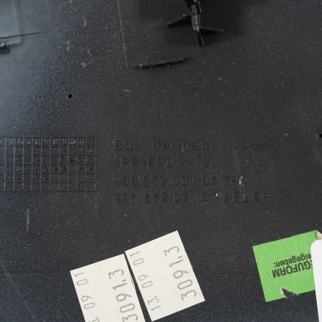 Mittel Konsole Abdeckung Links Leder Schwarz für Porsche Boxster 986 mit Teilenummer 99655209106 Porsche Boxster 986 Mittel Konsole Abdeckung Links Leder Schwarz - SKU 99655209106 - Teilenummer 99655209106