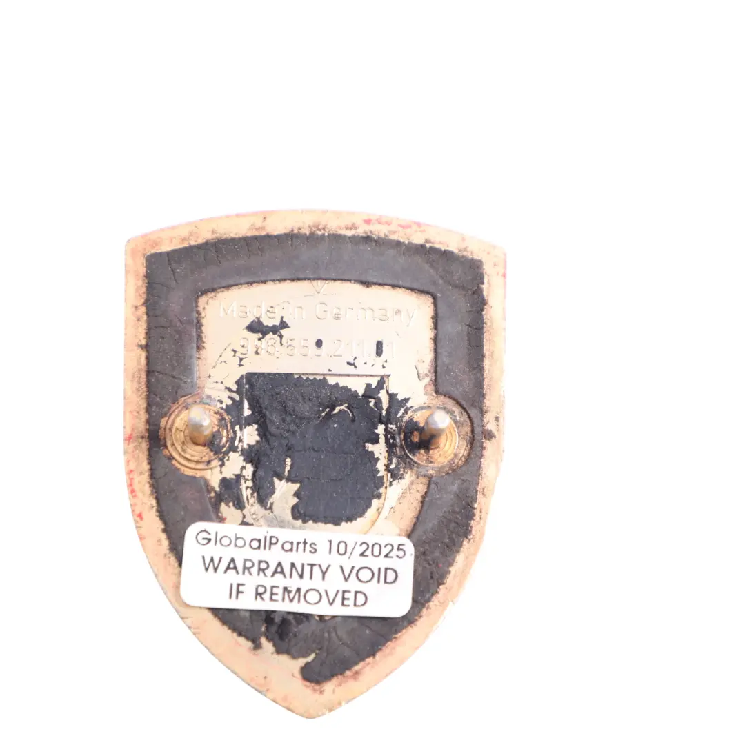 Bonnet Hood Emblem Front Logo Badge to Porsche Boxster 986 with Part number 99655921101 Porsche Boxster 986 Bonnet Hood Emblem Front Logo Badge - SKU 99655921101 - Part number 99655921101