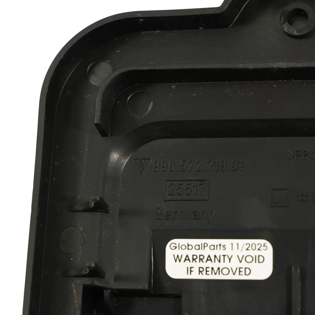 Porsche Boxster 986 Cubierta Del Filtro De Aire Panel Negro - SKU 99657271901 - Número de pieza 99657271901