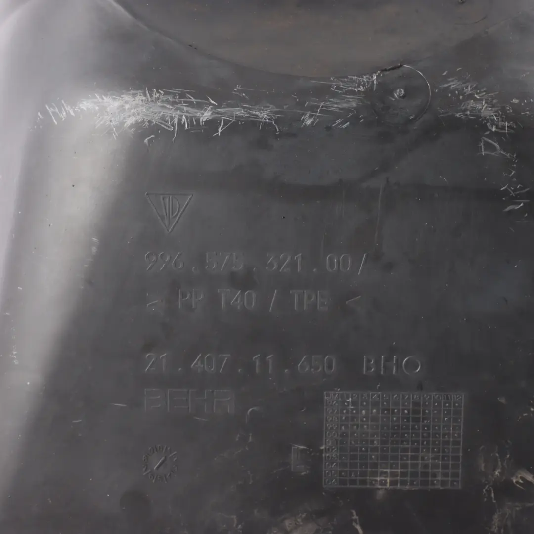 Porsche Boxster 986 Front Radiator Air Duct Channel Left N/S - SKU 99657532100 - Part number 99657532100