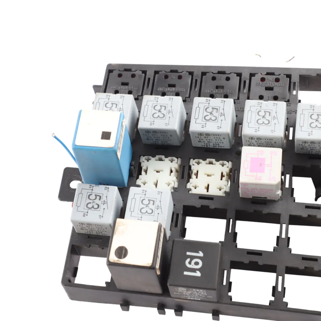 Porsche Boxster 986 Relay Fuse Box Carrier Support Bracket Plate - SKU 99661010900 - Part number 99661010900