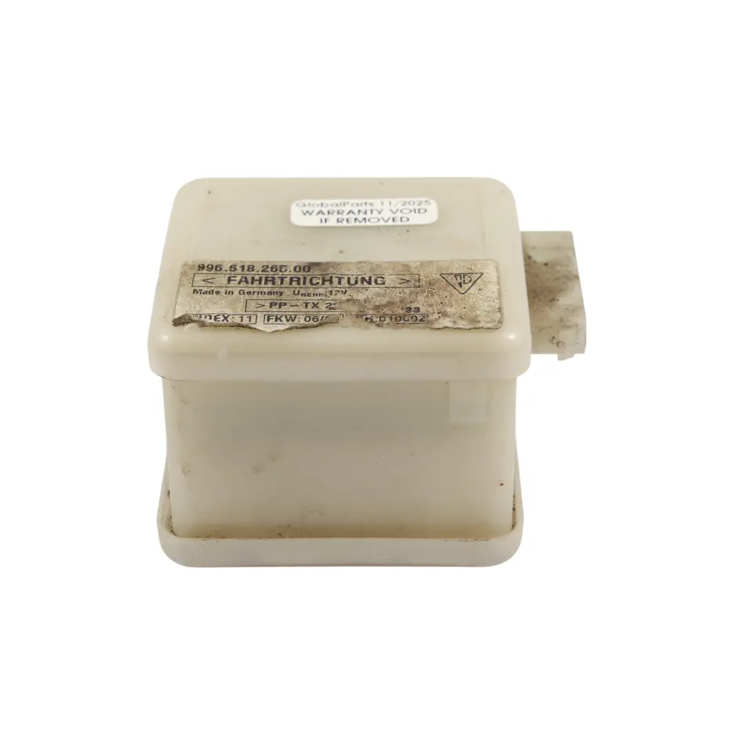 Porsche Boxster 986 Módulo Unidad Control Sensor Ángulo Inclinación - SKU 99661826500 - Número de pieza 99661826500