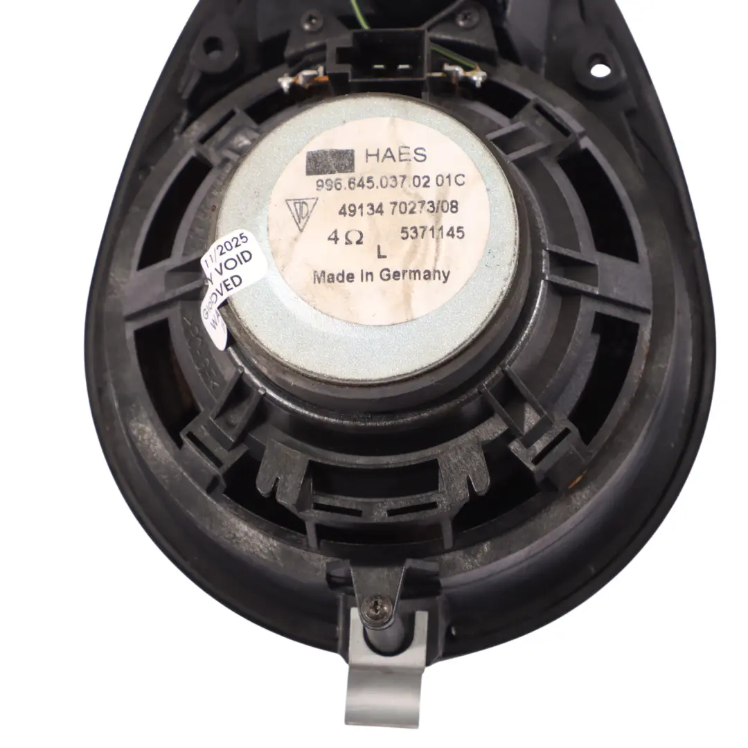 Porsche Boxster 986 Coperchio Altoparlante Anteriore Sinistro - SKU 99664503702 - Numero di parte 9966450370201
