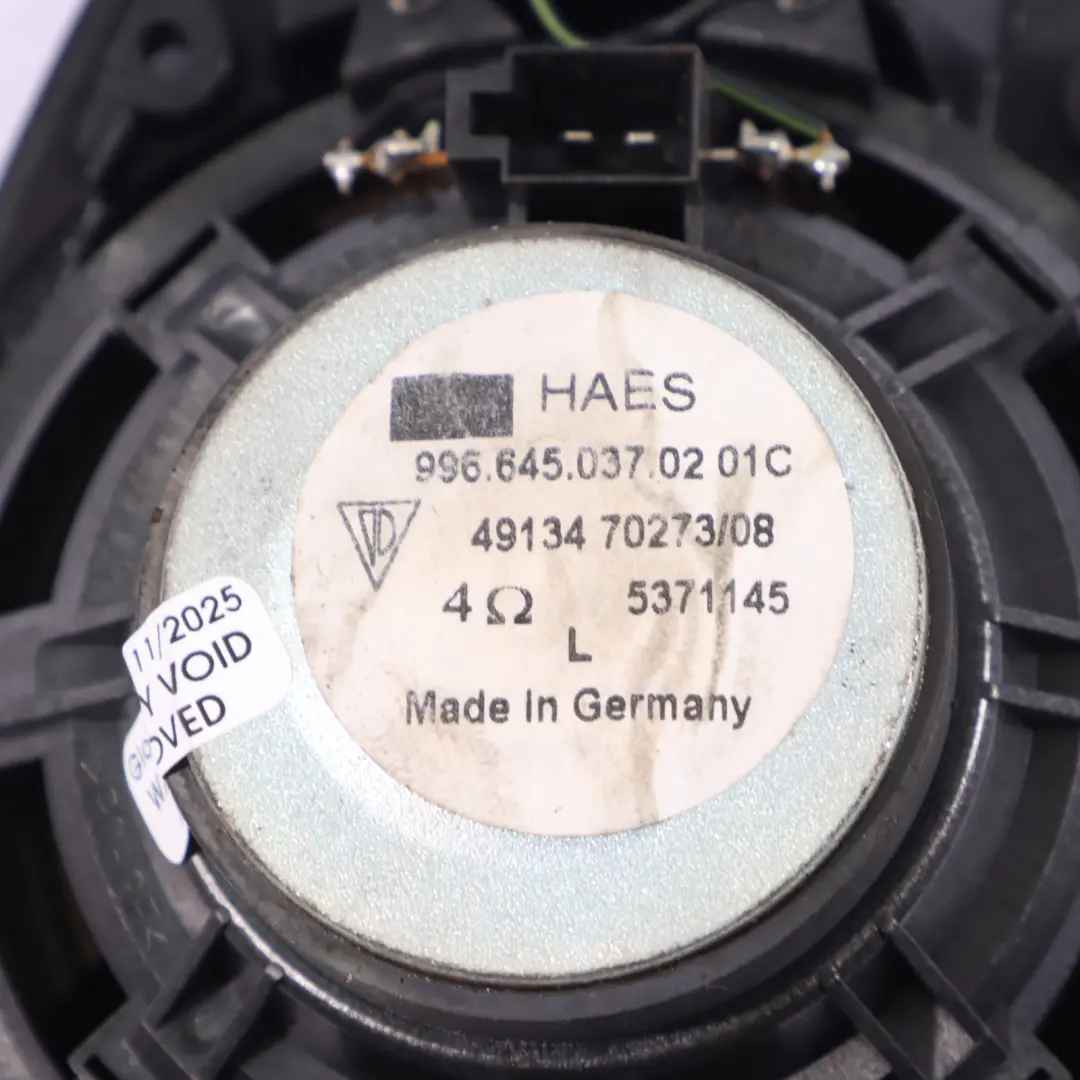 Porsche Boxster 986 Front Dashboard Speaker Cover Left N/S - SKU 99664503702 - Part number 9966450370201