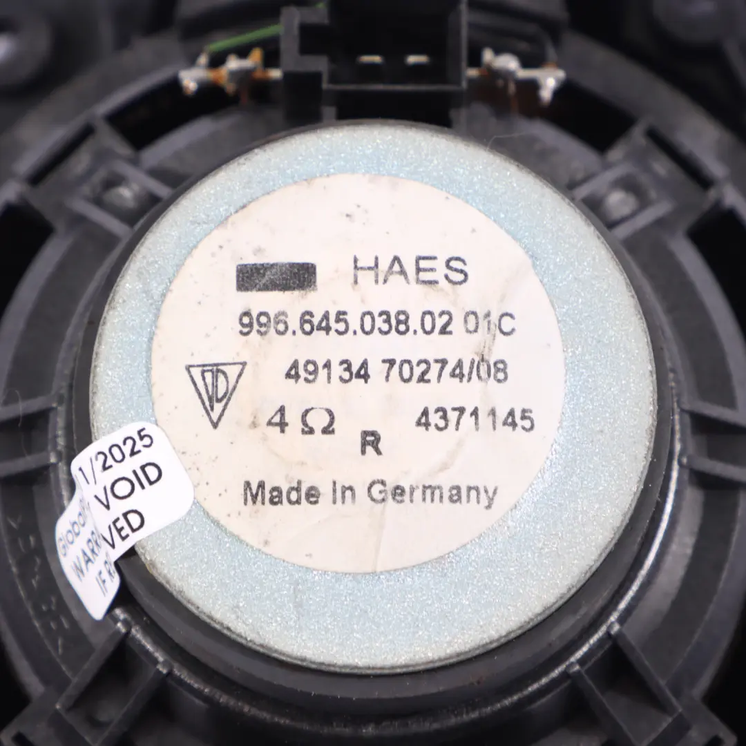 Porsche Boxster 986 Tapa Altavoz Delantero Salpicadero Derecha 99664503802 - SKU 99664503802-1 - Número de pieza 9966450380201-1