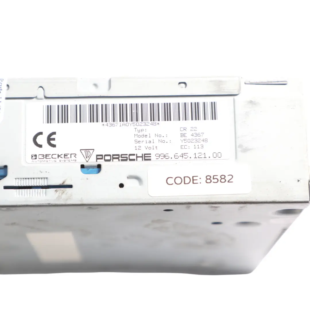 Radio Audio Head Unit Multimedia to Porsche Boxster 986 with Part number 99664512100 Porsche Boxster 986 Radio Audio Head Unit Multimedia - SKU 99664512100 - Part number 99664512100