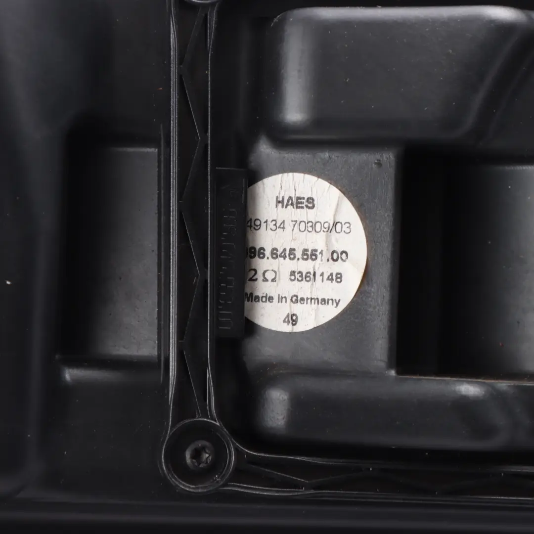 Porsche Boxster 986 Front Door Card Loudspeaker Speaker Left N/S - SKU 996645551 - Part number 996645551