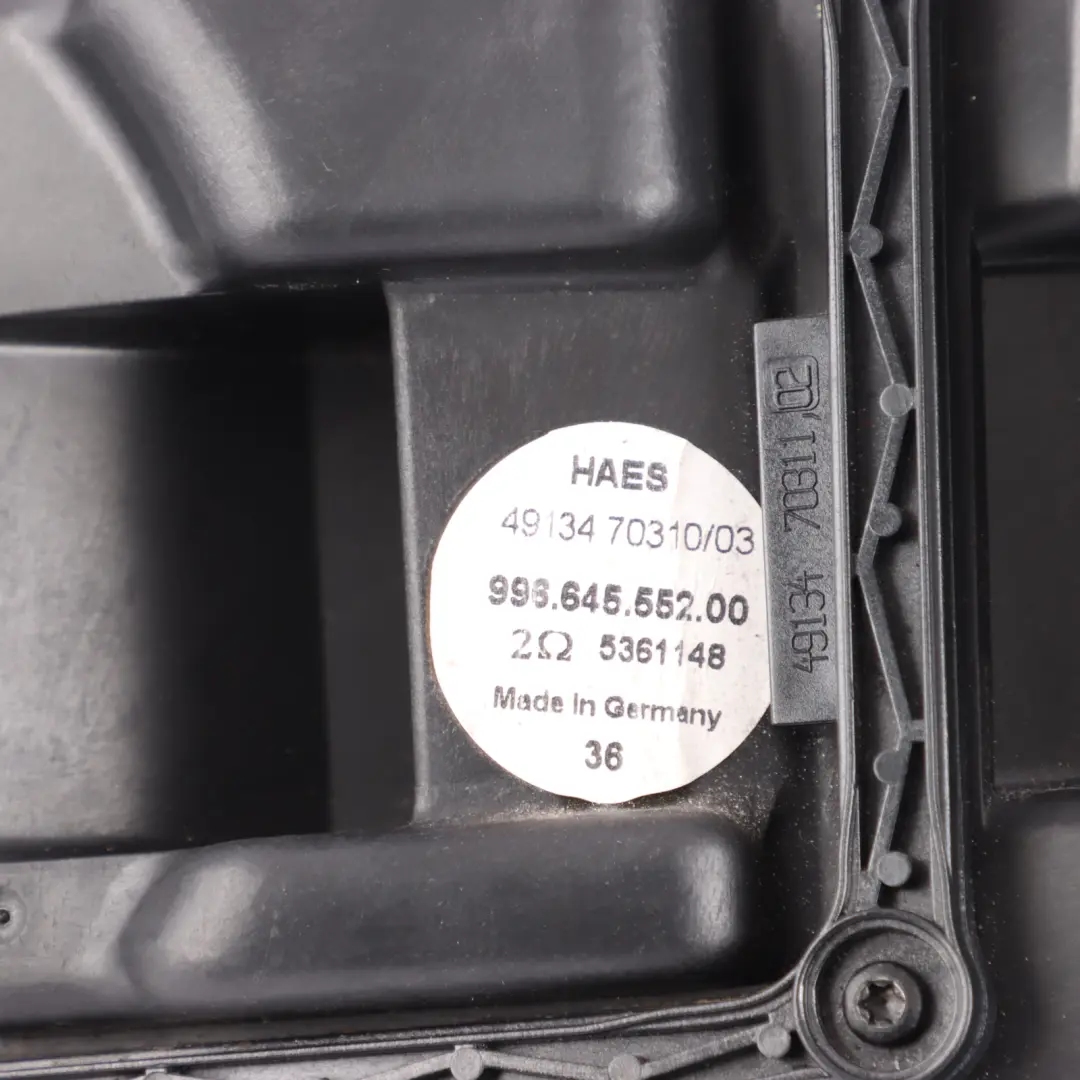 Porsche Boxster 986 Front Door Card Loudspeaker Speaker Right O/S - SKU 996645552 - Part number 996645552
