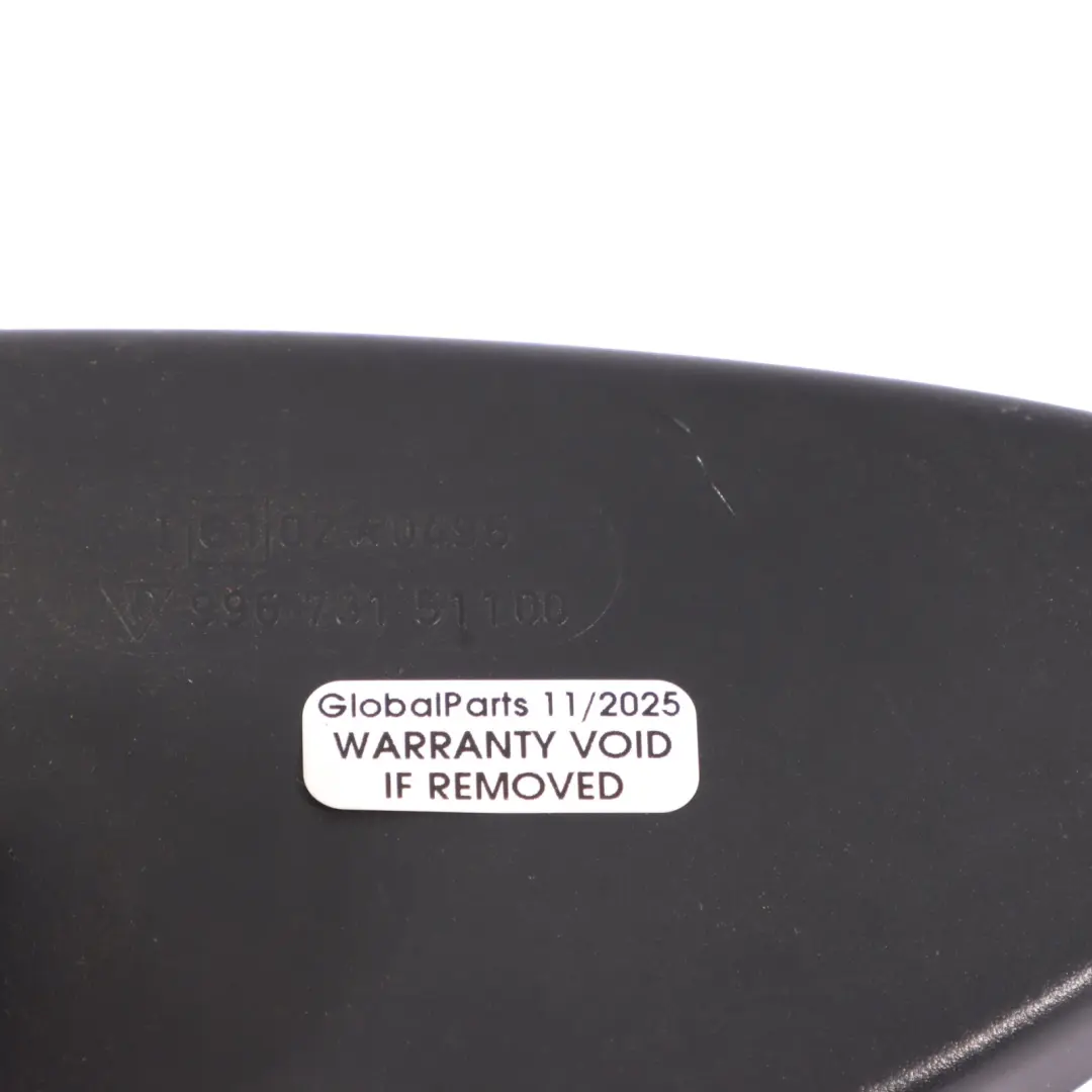 Porsche Boxster 986 Rétroviseur Intérieur Noir Satiné - SKU 99673151100 - Numéro de pièce 99673151100