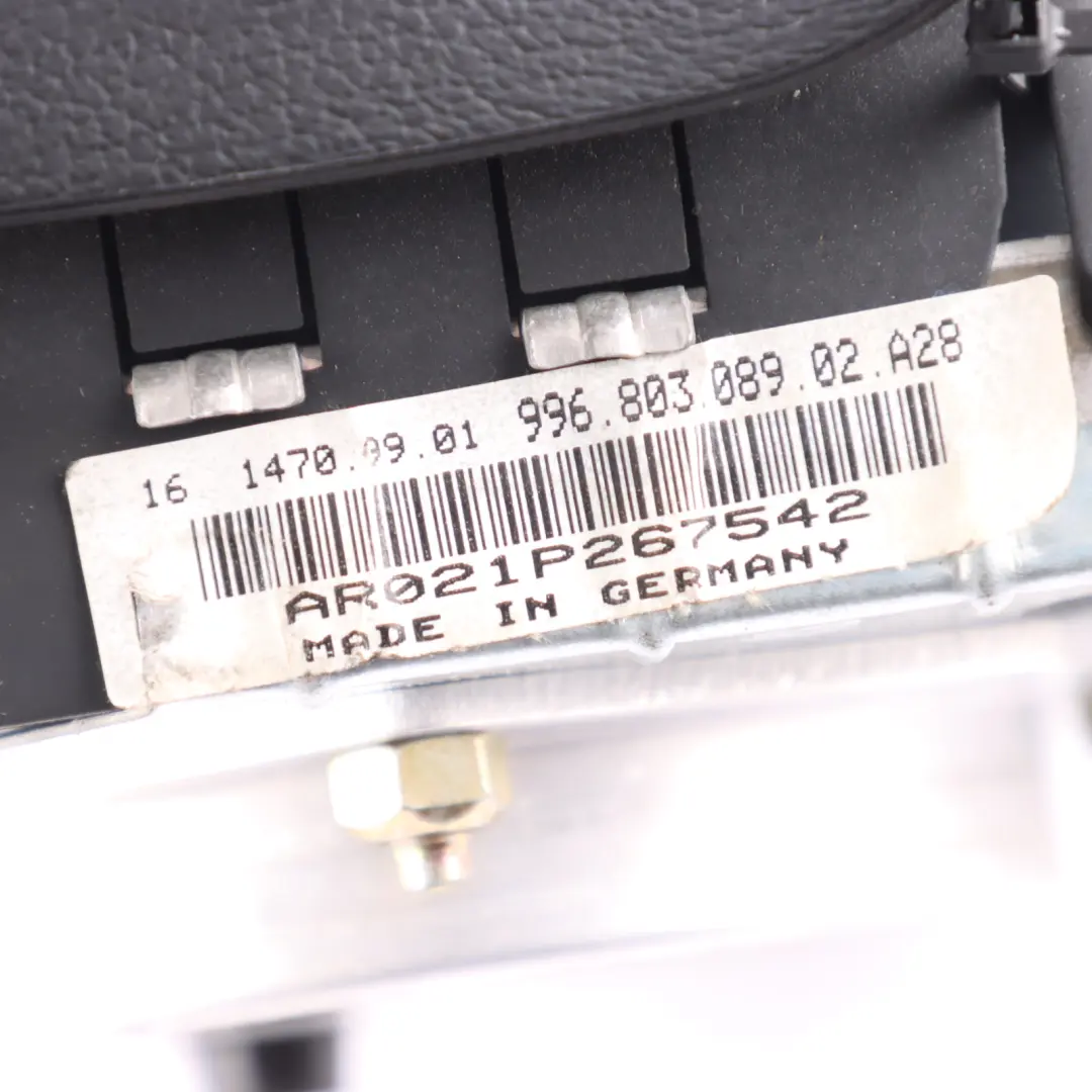 Steering Wheel Air Module Driver Side Black to Porsche Boxster 986 with Part number 99680308902 Porsche Boxster 986 Steering Wheel Air Module Driver Side Black - SKU 99680308902 - Part number 99680308902