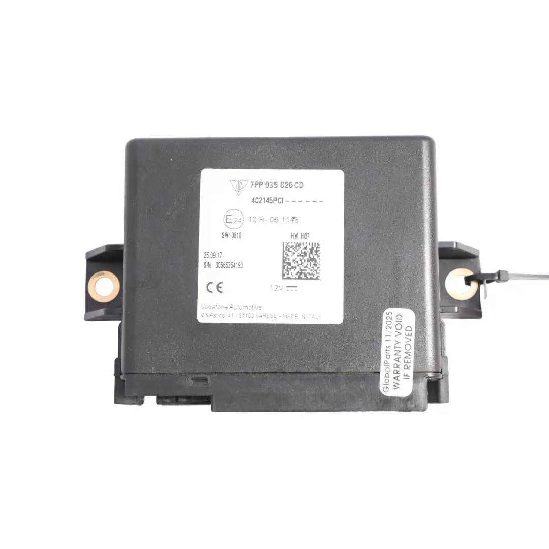 Porsche Macan 95B GPS Vehicle Location Tracker Control Unit Module 7PP035620CD - SKU 9A763762001 - Part number 9A763762001