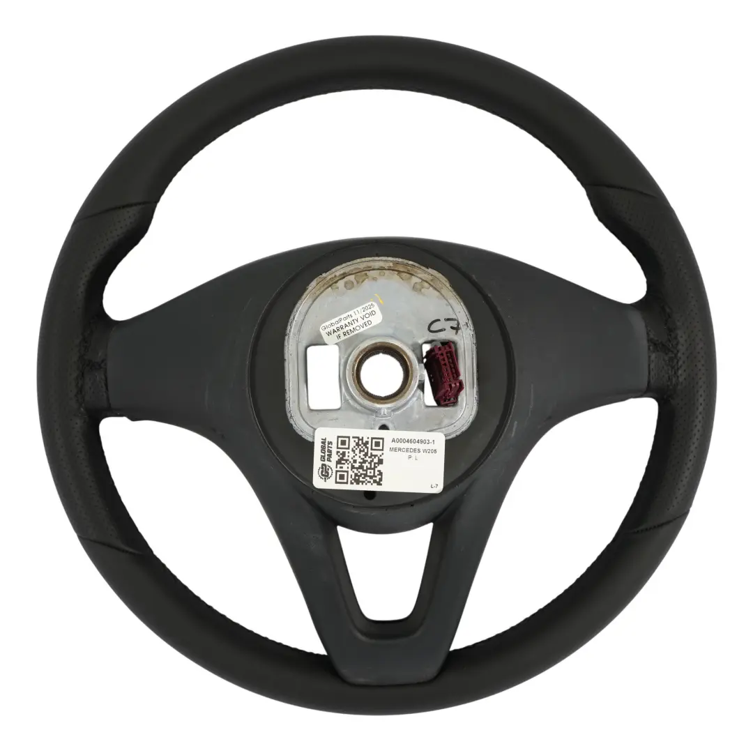 Mercedes W205 Lenkrad NEU Schwarz Leder Multifunktion - SKU A0004604903-1 - Teilenummer A0004604903