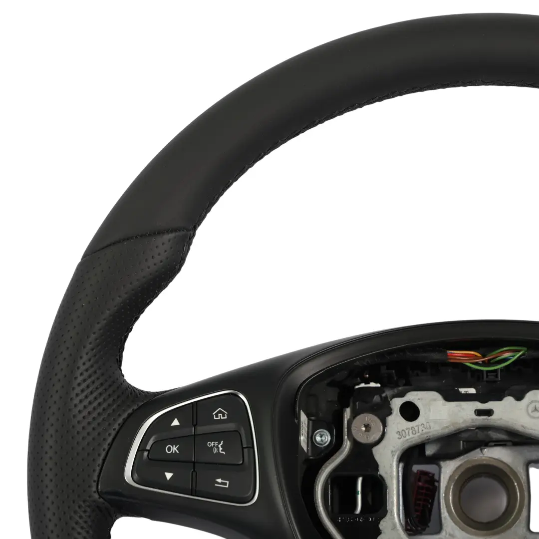 Mercedes W205 Lenkrad NEU Schwarz Leder Multifunktion - SKU A0004604903-1 - Teilenummer A0004604903