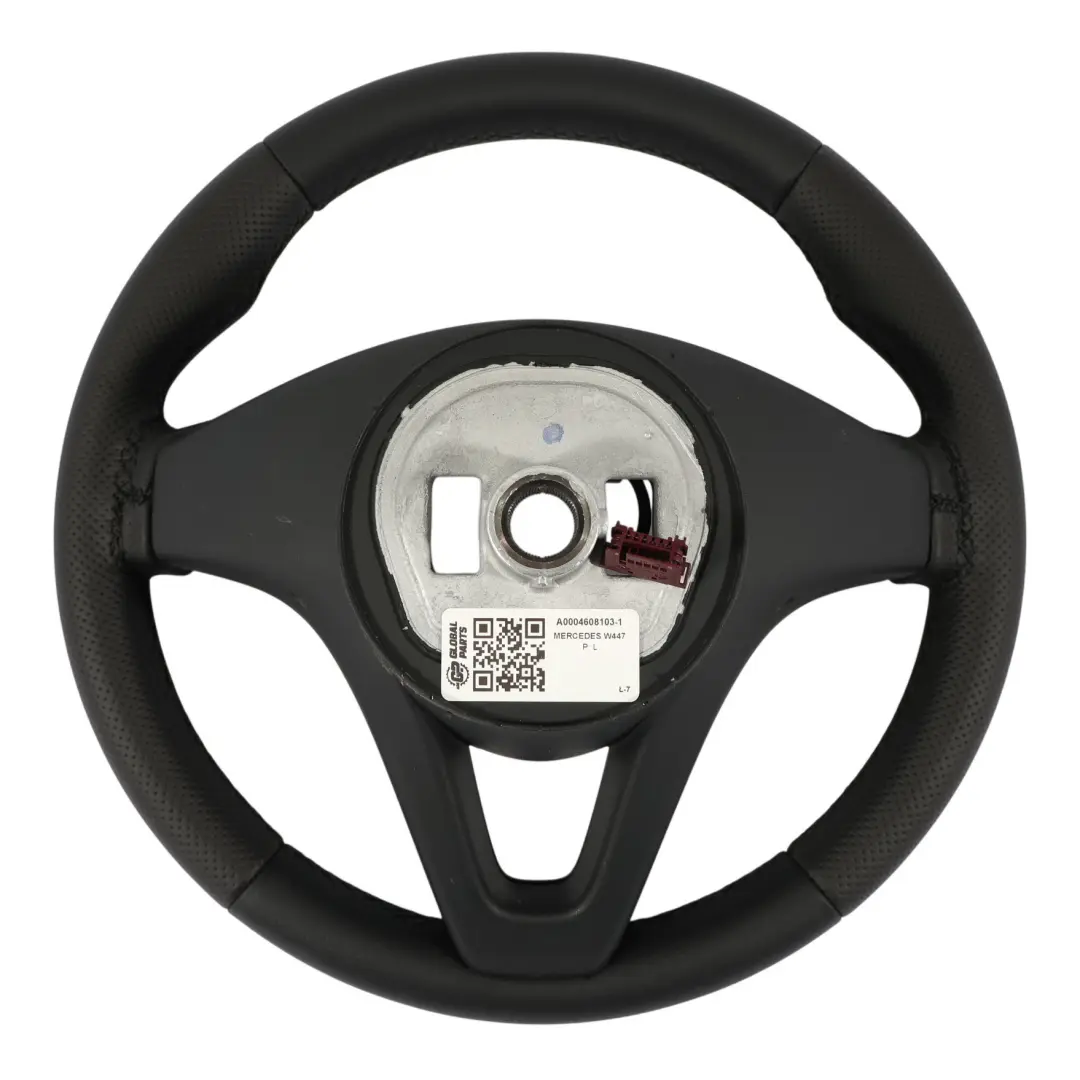 NUOVO Volante in pelle nera multifunzione per Mercedes Vito W447 con numero di parte A0004608103 Mercedes Vito W447 NUOVO Volante in pelle nera multifunzione - SKU A0004608103-1 - Numero di parte A0004608103