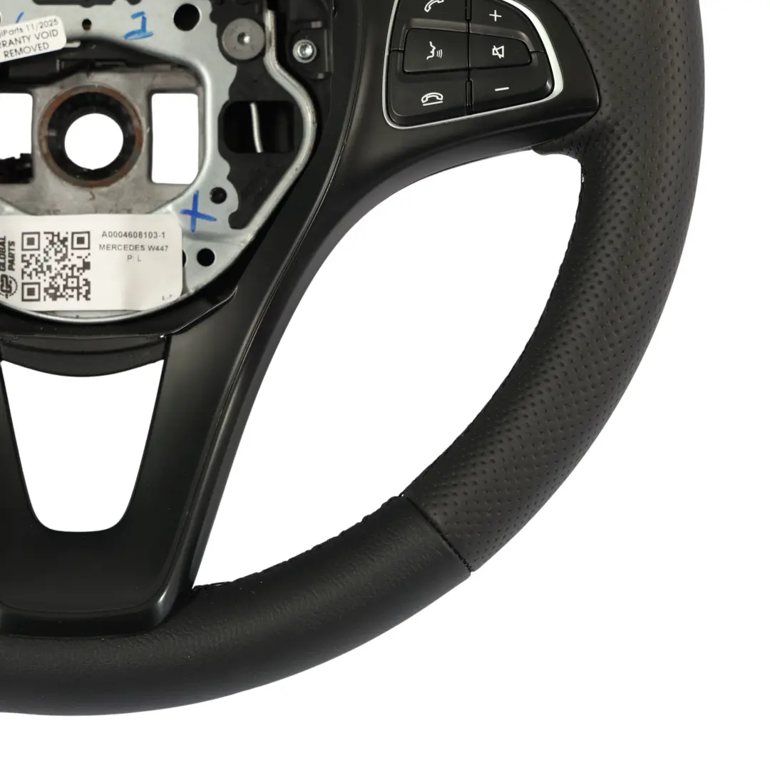 NUOVO Volante in pelle nera multifunzione per Mercedes Vito W447 con numero di parte A0004608103 Mercedes Vito W447 NUOVO Volante in pelle nera multifunzione - SKU A0004608103-1 - Numero di parte A0004608103