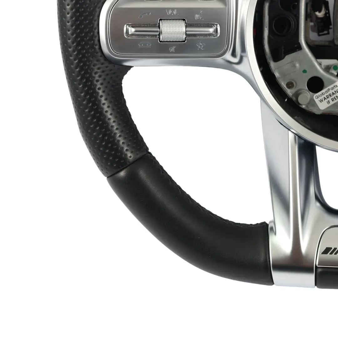 Kierownica Czarna Skóra Łopatki do Mercedes W177 W213 AMG o numerze A0004608413 Mercedes W177 W213 AMG Kierownica Czarna Skóra Łopatki - SKU A0004608413 - Numer Części A0004608413