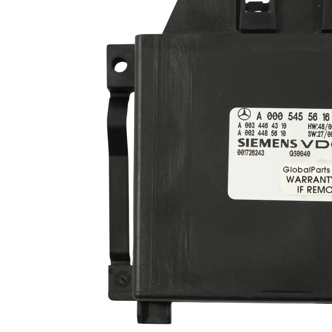 Mercedes C207 Automatic Gearbox Transmission Control Module - SKU A0005455616 - Part number A0005455616