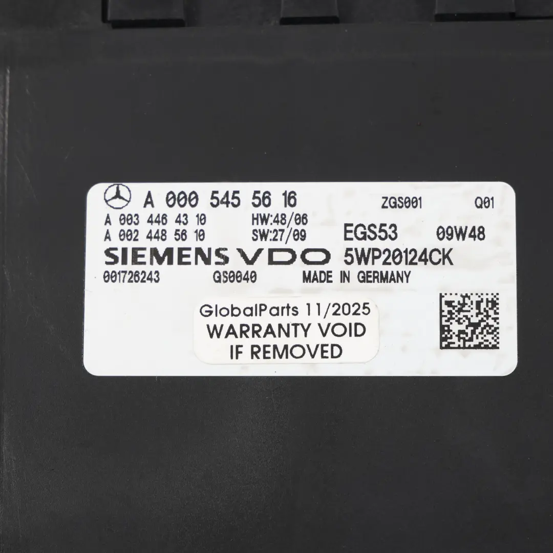 Automatik Getriebe Steuerungs Modul für Mercedes C207 mit Teilenummer A0005455616 Mercedes C207 Automatik Getriebe Steuerungs Modul - SKU A0005455616 - Teilenummer A0005455616