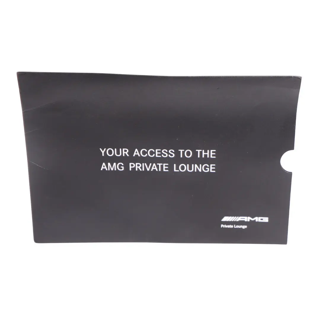 Mercedes W177 AMG Private Lounge Welcome Packet Envelope Empty - SKU A0005842510 - Part number A0005842510