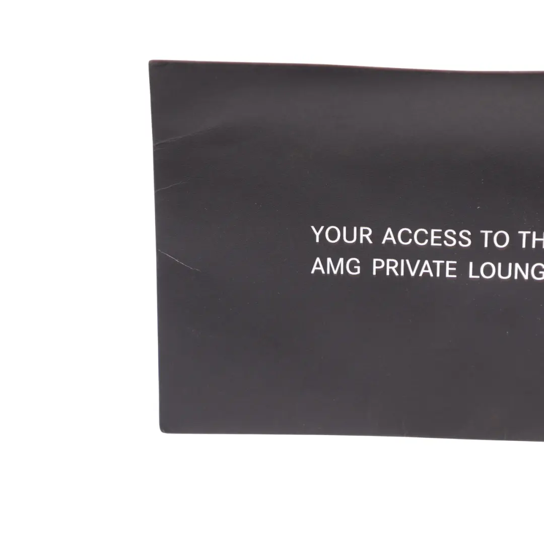 Mercedes W177 AMG Private Lounge Welcome Packet Envelope Empty - SKU A0005842510 - Part number A0005842510