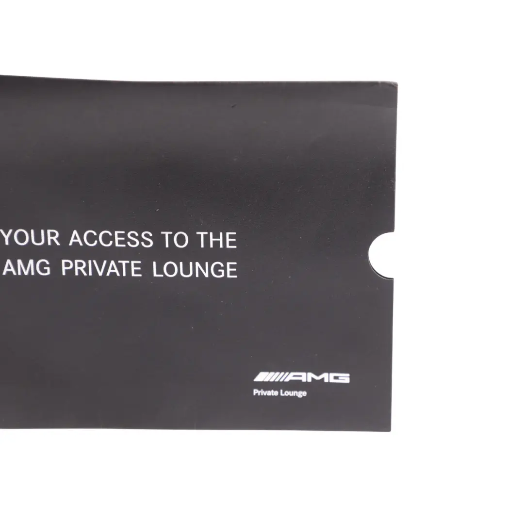 Private Lounge Welcome Packet Envelope Empty to Mercedes W177 AMG with Part number A0005842510 Mercedes W177 AMG Private Lounge Welcome Packet Envelope Empty - SKU A0005842510 - Part number A0005842510
