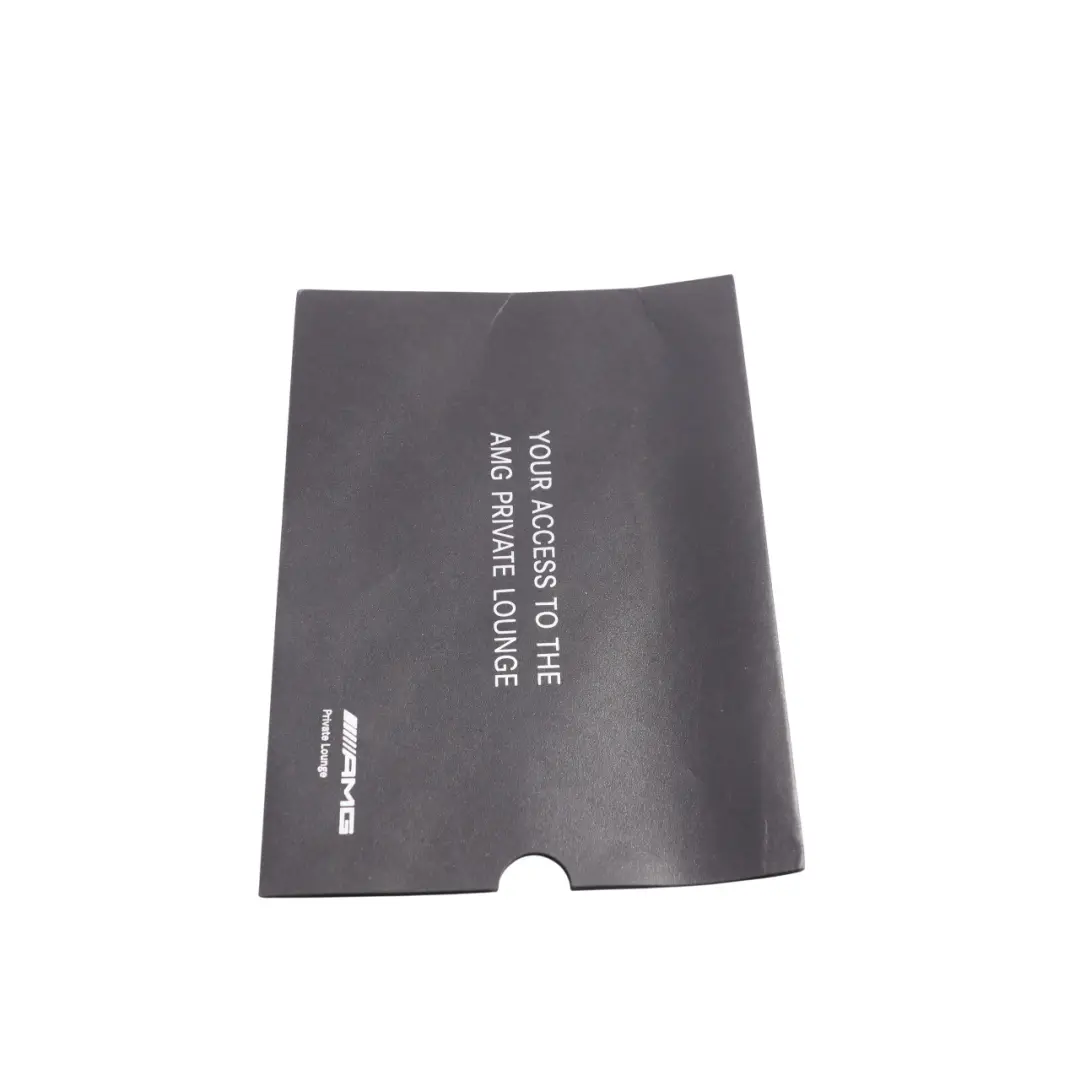 Mercedes W177 AMG Private Lounge Welcome Packet Envelope Empty - SKU A0005842510 - Part number A0005842510