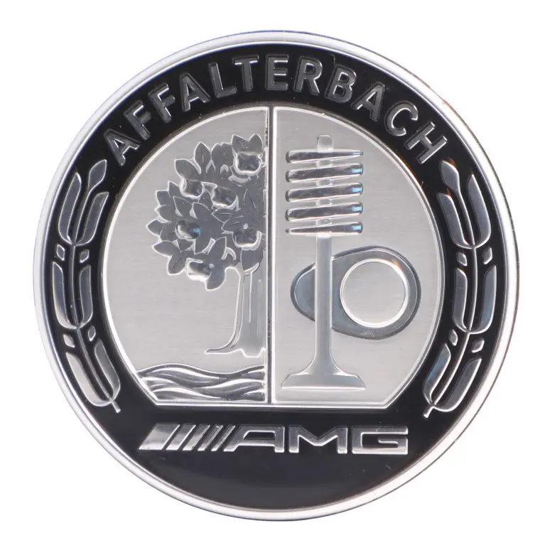 Affalterbach Badge Logo Emblem AMG Front Bumper to Mercedes W177 AMG with Part number A0008170408 Mercedes W177 AMG Affalterbach Badge Logo Emblem AMG Front Bumper - SKU A0008170408 - Part number A0008170408