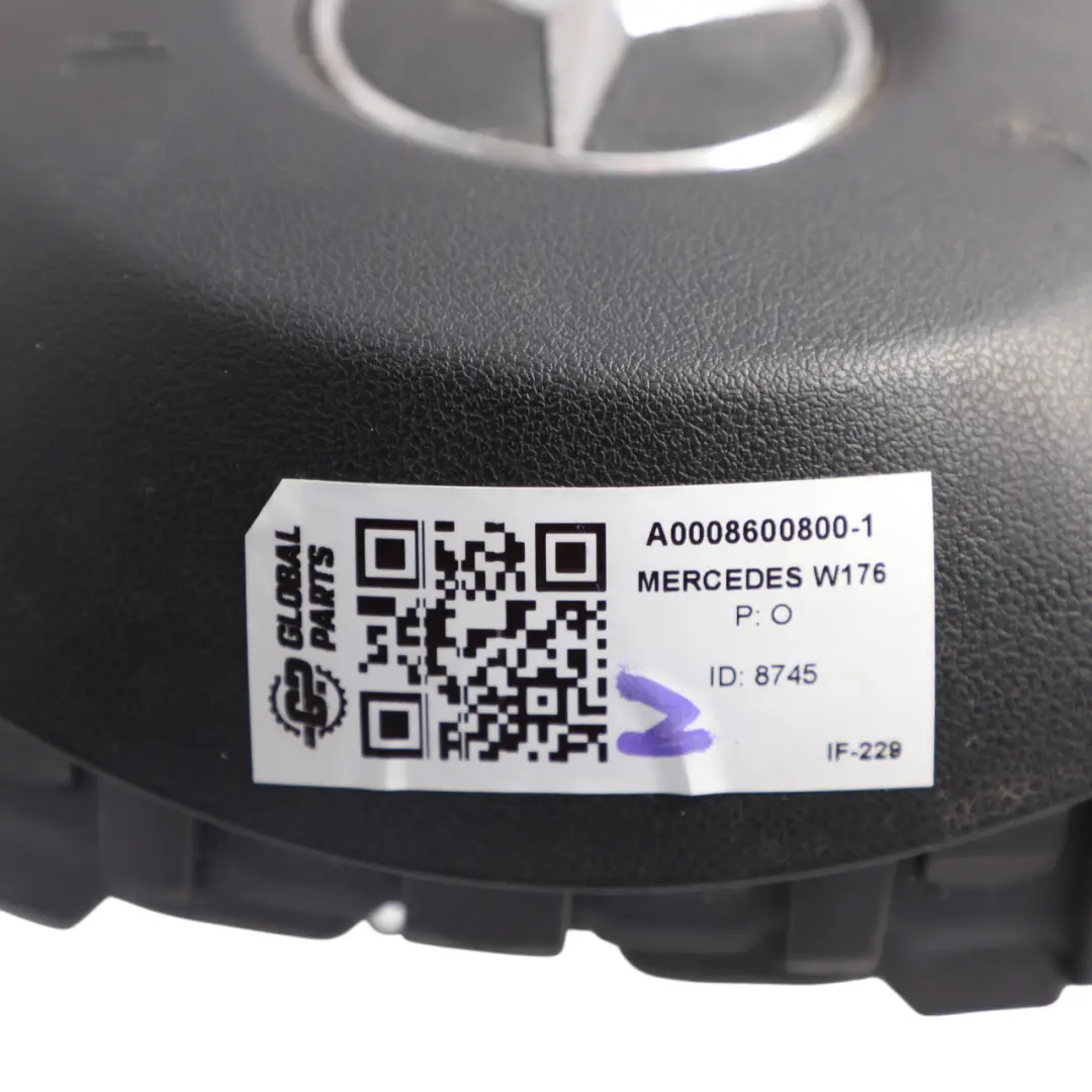 Mercedes W176 Steering Wheel Air Module Driver Unit - SKU A0008600800-1 - Part number A0008600800