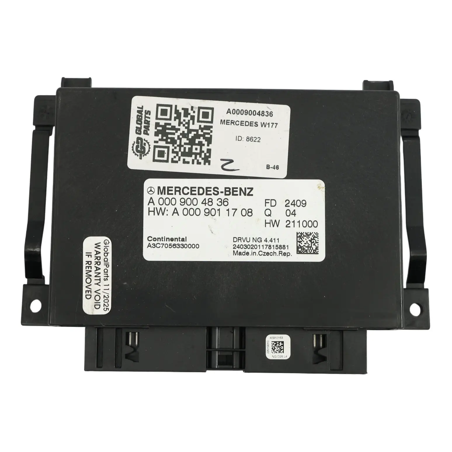 Mercedes W177 W247 Módulo De Dinámica De Conducción Unidad ECU A0009004836