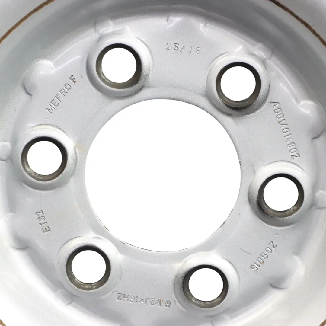 Stahlfelge Reifen 16" 6,5J ET:62 für Mercedes Sprinter W906 mit Teilenummer A0014014802 Mercedes Sprinter W906 Stahlfelge Reifen 16" 6,5J ET:62 - SKU A0014014802-4 - Teilenummer A0014014802