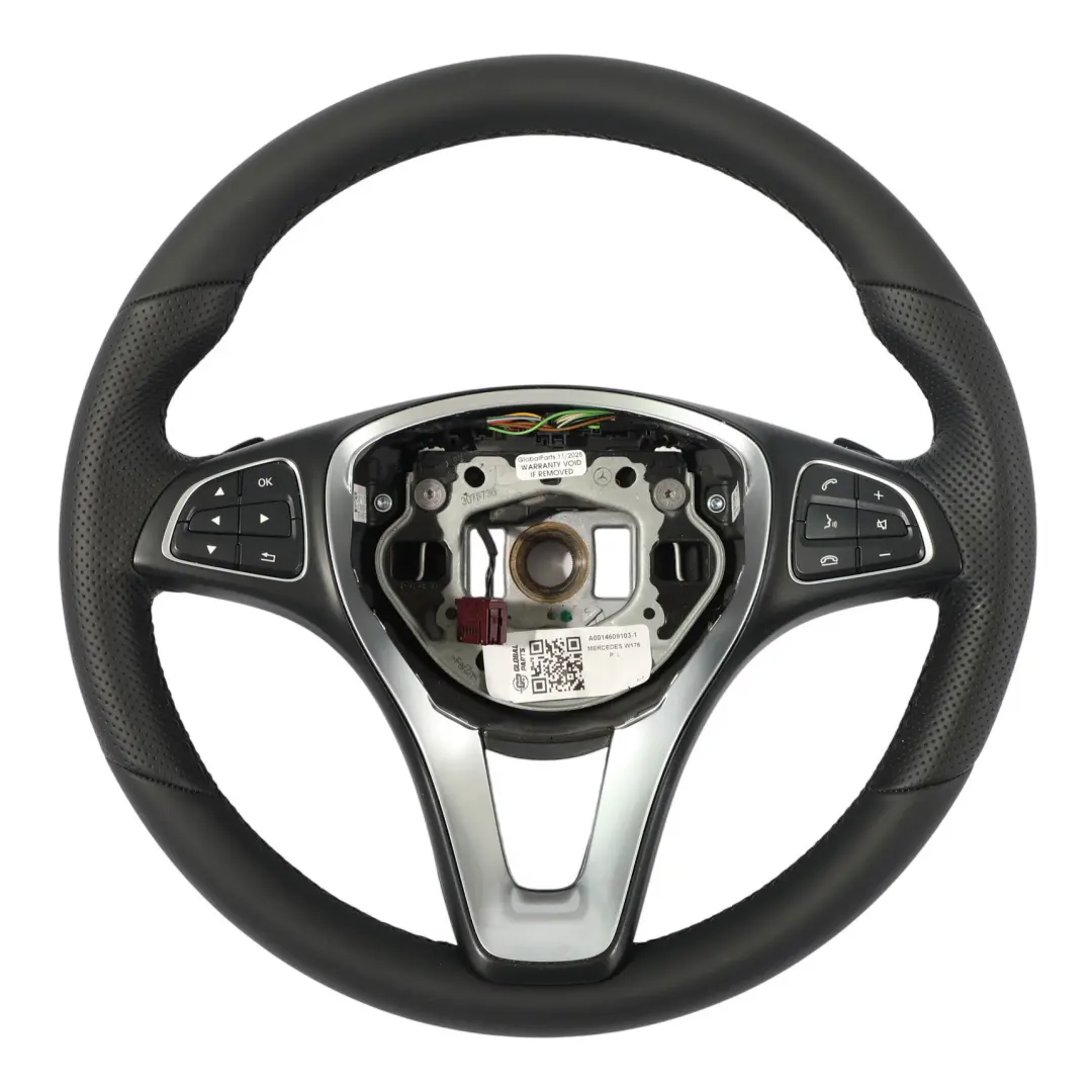 W156 W176 W242 W246 NUOVO Volante in Pelle Nera Palette Cambio per Mercedes C117 con numero di parte A0014609103 Mercedes C117 W156 W176 W242 W246 NUOVO Volante in Pelle Nera Palette Cambio - SKU A0014609103-1 - Numero di parte A0014609103