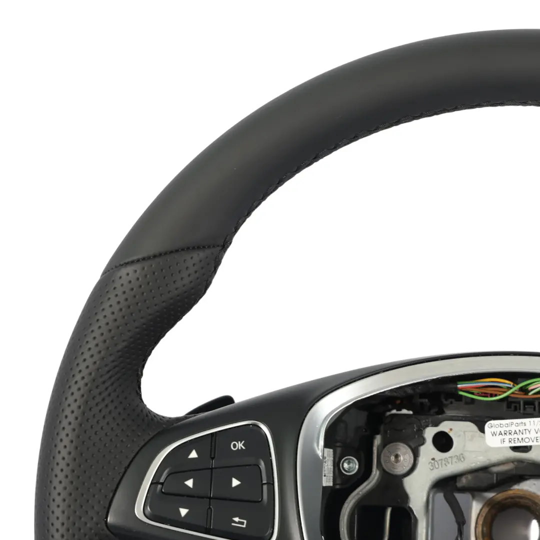W156 W176 W242 W246 NUOVO Volante in Pelle Nera Palette Cambio per Mercedes C117 con numero di parte A0014609103 Mercedes C117 W156 W176 W242 W246 NUOVO Volante in Pelle Nera Palette Cambio - SKU A0014609103-1 - Numero di parte A0014609103