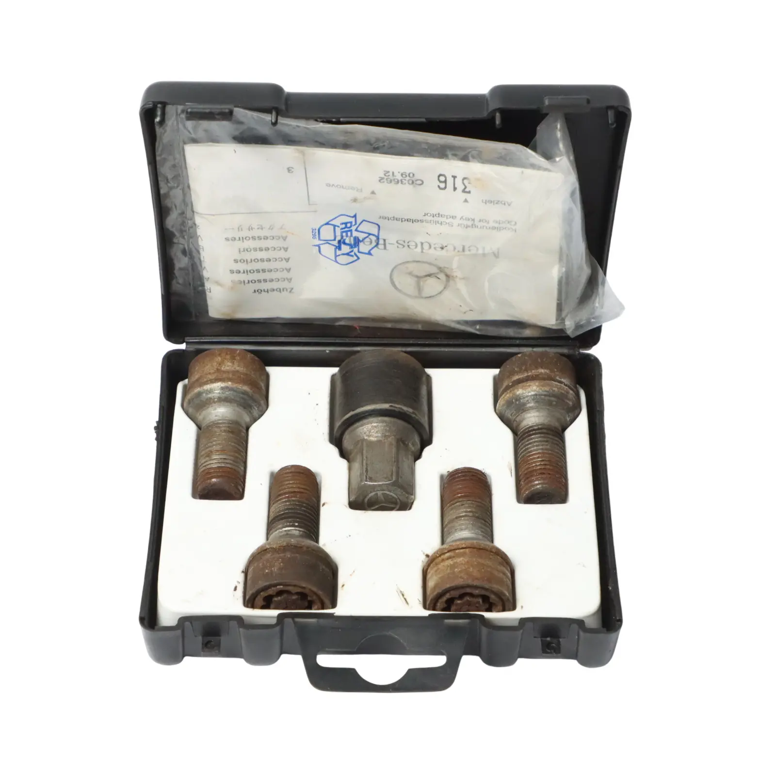 Boulons Sécurité Mercedes W176 W204 W205 Boulons Arrière Avant Set A0019901607