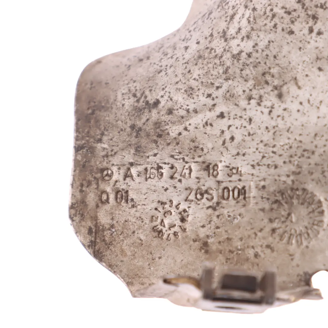 Turbocharger Heat Shield Right O/S Turbo Plate AMG to Mercedes W166 with Part number A1662411834 Mercedes W166 Turbocharger Heat Shield Right O/S Turbo Plate AMG - SKU A1662411834 - Part number A1662411834