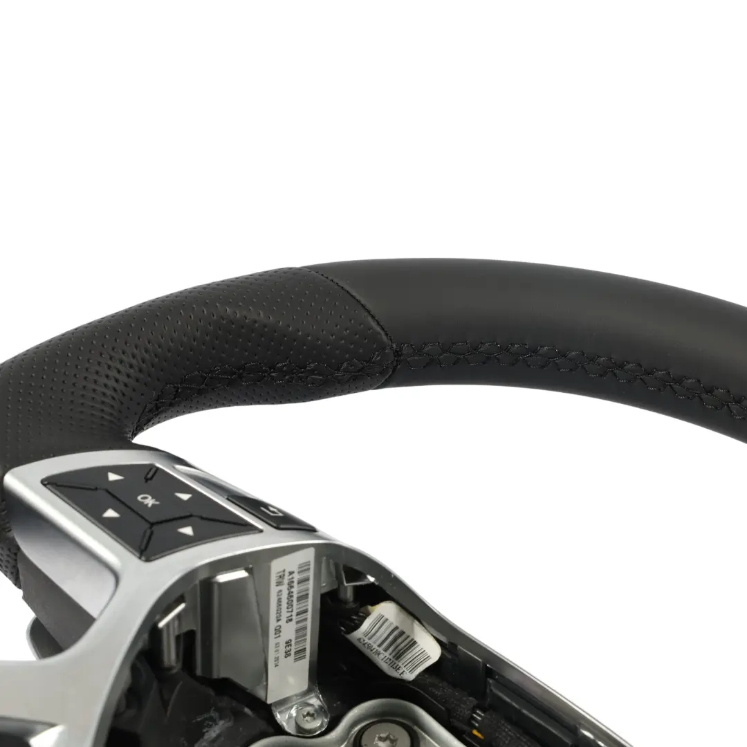 Mercedes W166 W463 AMG Volante NUEVO Cuero Negro Palanca de Cambio - SKU A1664600718-1 - Número de pieza A1664600718