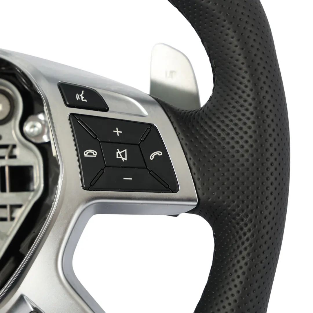 Mercedes W166 W463 AMG Steering Wheel NEW Black Leather Paddle Shift - SKU A1664600718-1 - Part number A1664600718