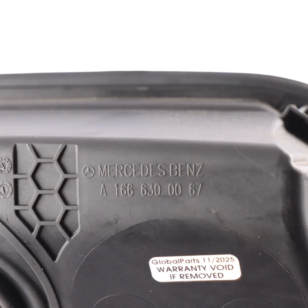 Mercedes ML GLE W166 Fuel Filler Neck Fuel Flap Cap Cover Trim - SKU A1666300067 - Part number A1666300067
