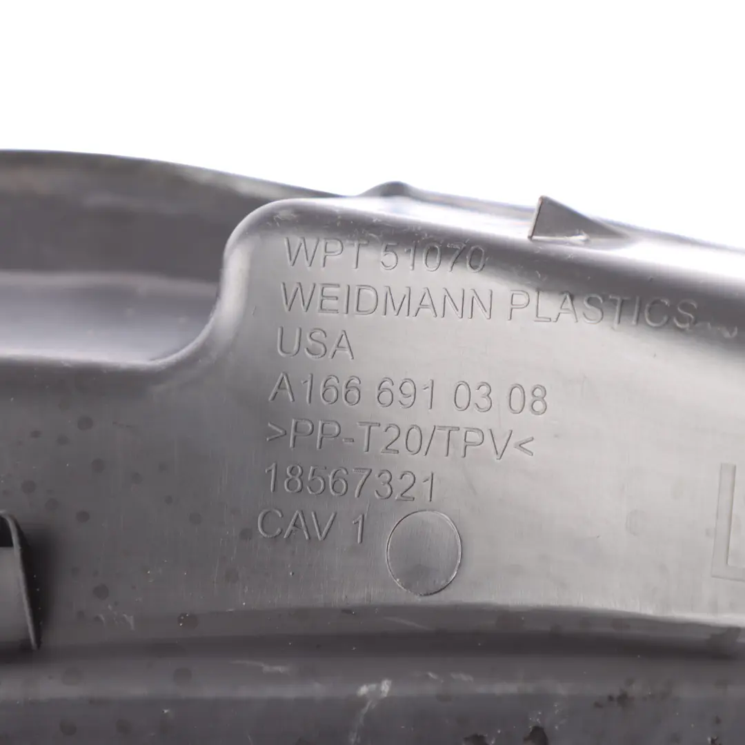 Mercedes W166 D Pillar Cover Trim Quarter Panel Black Rear Left N/S - SKU A1666910308 - Part number A1666910308