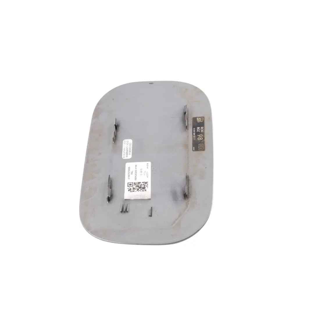 Filler Flap Cap Cover Palladium Silver Metallic-792 to Mercedes ML W166 Fuel with Part number A1667570006 Mercedes ML W166 Fuel Filler Flap Cap Cover Palladium Silver Metallic-792 - SKU A1667570006-PAL - Part number A1667570006