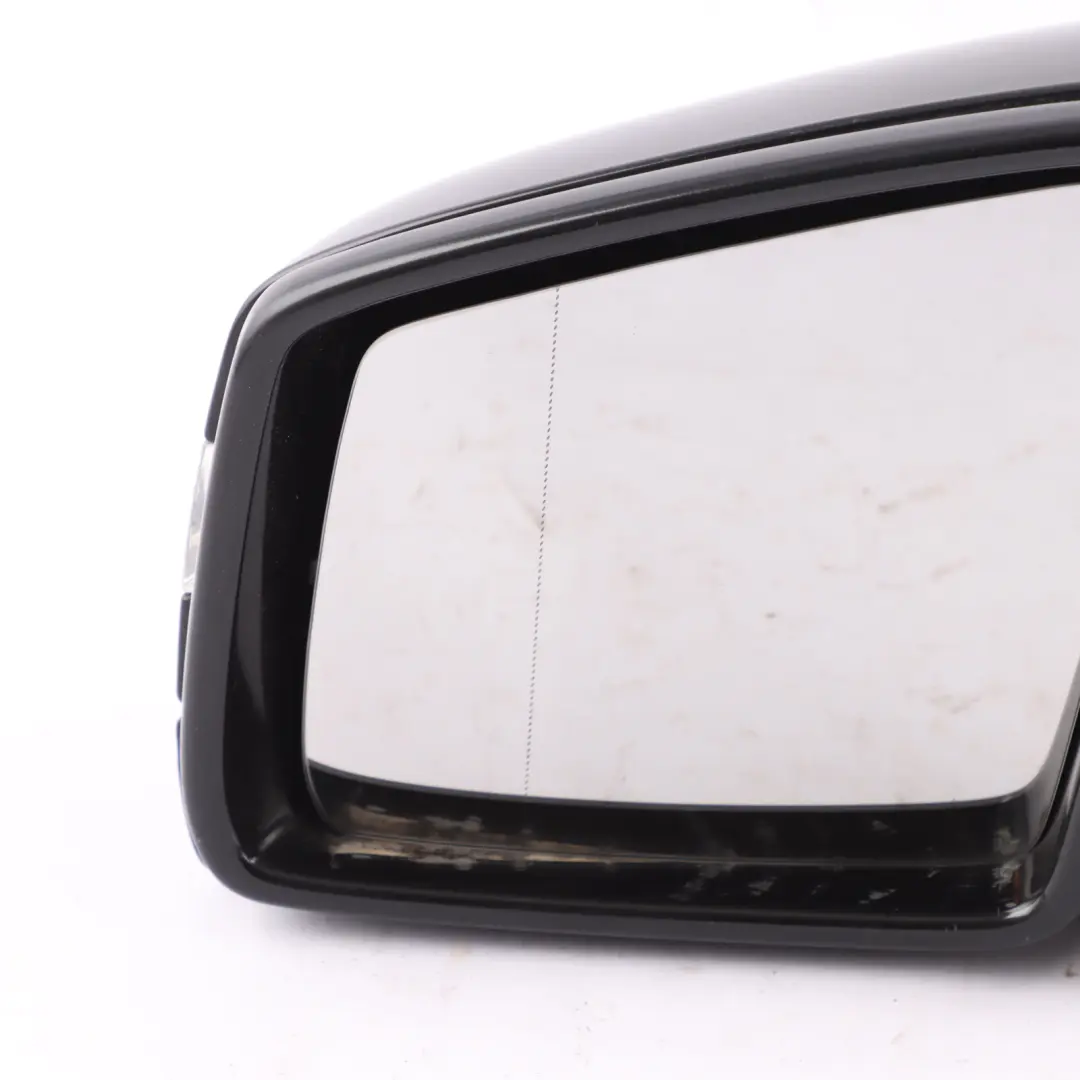 Mercedes ML W166 Wing Outer Mirror Left N/S Black - SKU RHD-A1668108500-BLK - Part number A1668108500