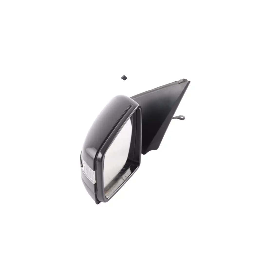 Mercedes ML W166 Wing Outer Mirror Left N/S Black - SKU RHD-A1668108500-BLK - Part number A1668108500