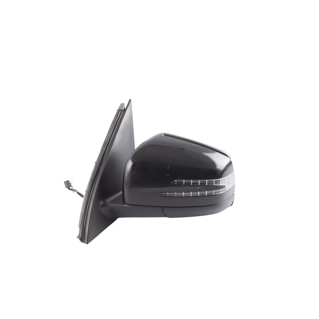 Mercedes ML W166 Wing Outer Mirror Left N/S Black - SKU RHD-A1668108500-BLK - Part number A1668108500